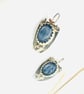 Wild Sky – Kyanite Shield Earrings