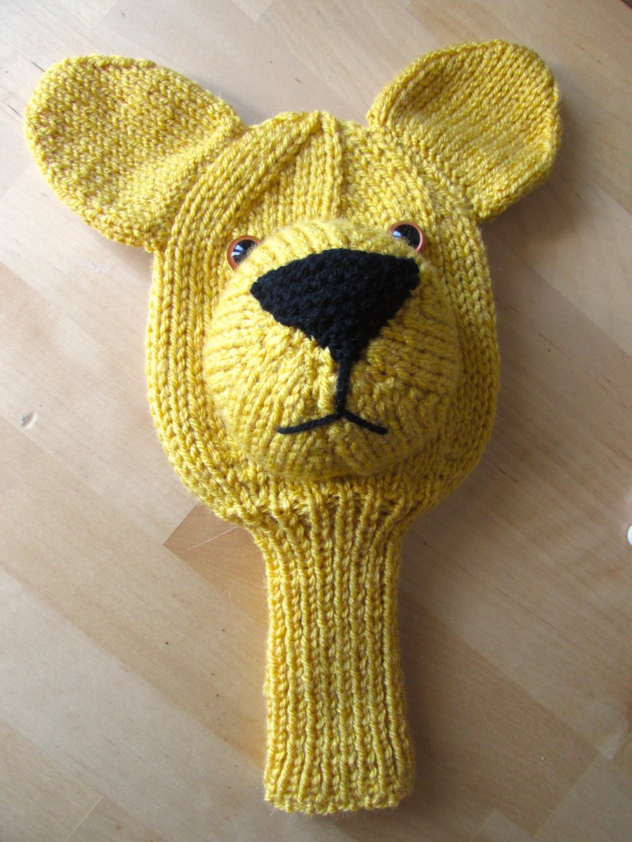 Bear Design Golf Club Cover