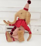 Large primitive circus elephant