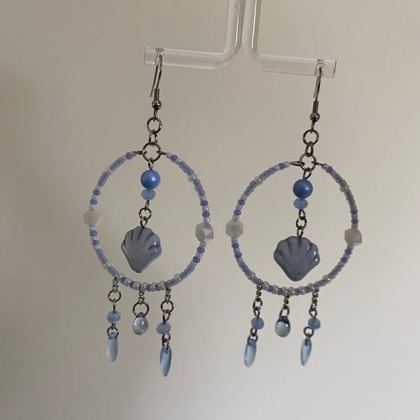 Thandie - seashell earrings 