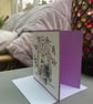 Lantern and rose cluster card - Image 2