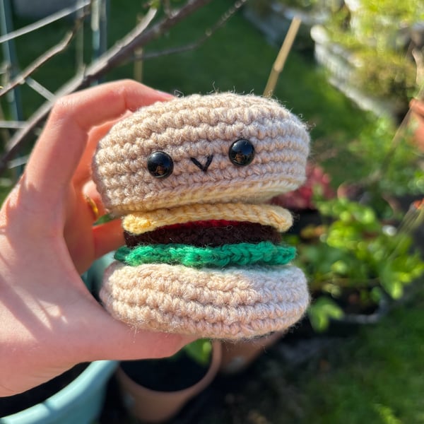 Crocheted Burger