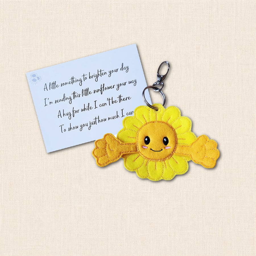 Sunflower Pocket Hug - Little Ray of Sunshine Pocket Pal