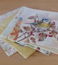 Five Mixed Paper Napkins - Birds - Image 1