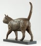 Community Cat statue Large Bronze Resin Sculpture - Image 8