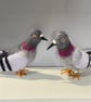 A wool felted gentle pigeon - Image 9
