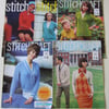 Lot of 5 1964 and 1965 Stitchcraft Knitting Sewing Magazines.100% to Ukraine.
