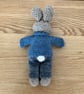 Small Hand Knitted Bunny in Cable Jumper - Image 4