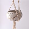 19-390-1 Hand thrown hanging planter