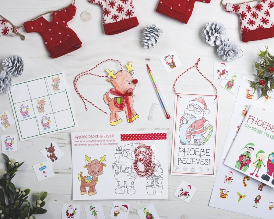 Personalised Christmas Eve Activity Bundle