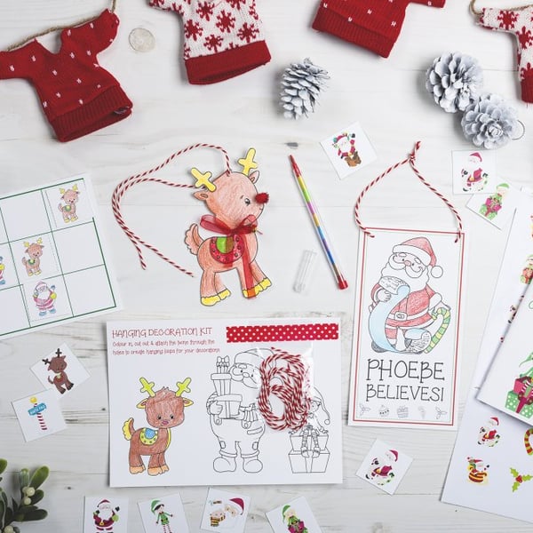 Personalised Christmas Eve Activity Bundle