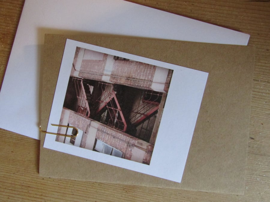 “Polaroid” style photo card: Manchester