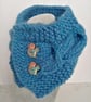 Neck Warmer - Cable Knit Neck Warmer - Hand-Knitted Gift - Image 3