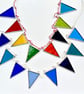 Stained Glass Bunting Suncatcher - Bunting - Hanging Window Decoration