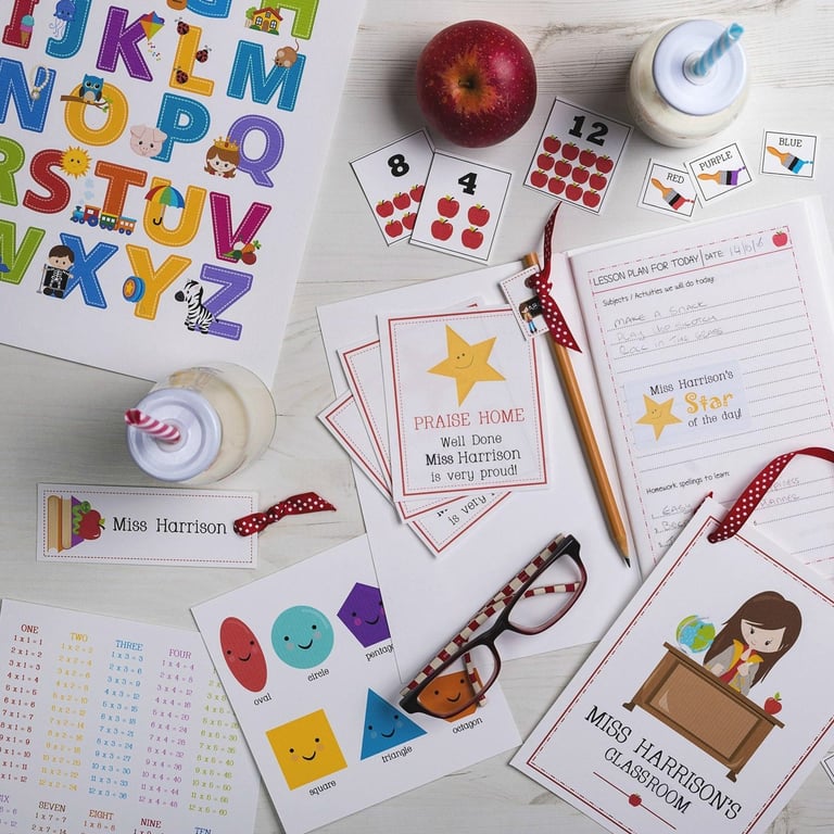 Personalised Pretend Teacher Play Set