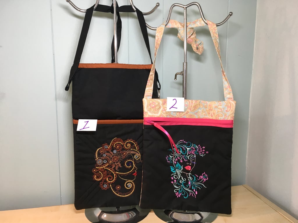 Bag for IPad. Bag for Quilting on the Go. Practical and Pretty. Can You See Her?