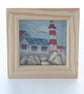 Seaside Scene in Shadow Box Frame with Pebbles - Image 4