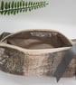 Pencil case box shaped in gold and grey.  - Image 3