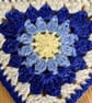 Bunting, forget-me-not crochet bunting  - Image 5
