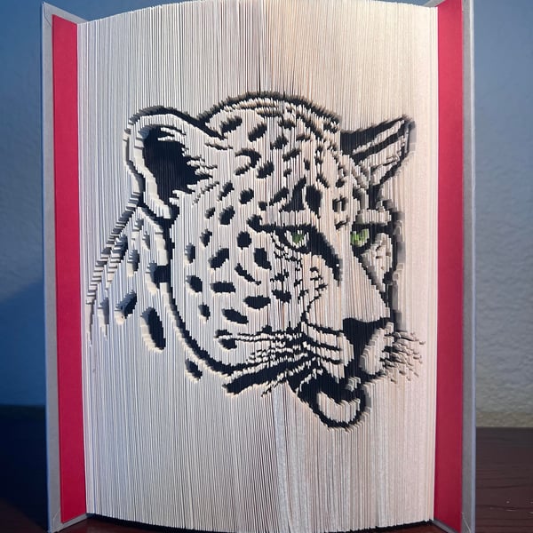 Jaguar 180 CUT & FOLD Book Folding Pattern - EMAILED PDF PATTERN