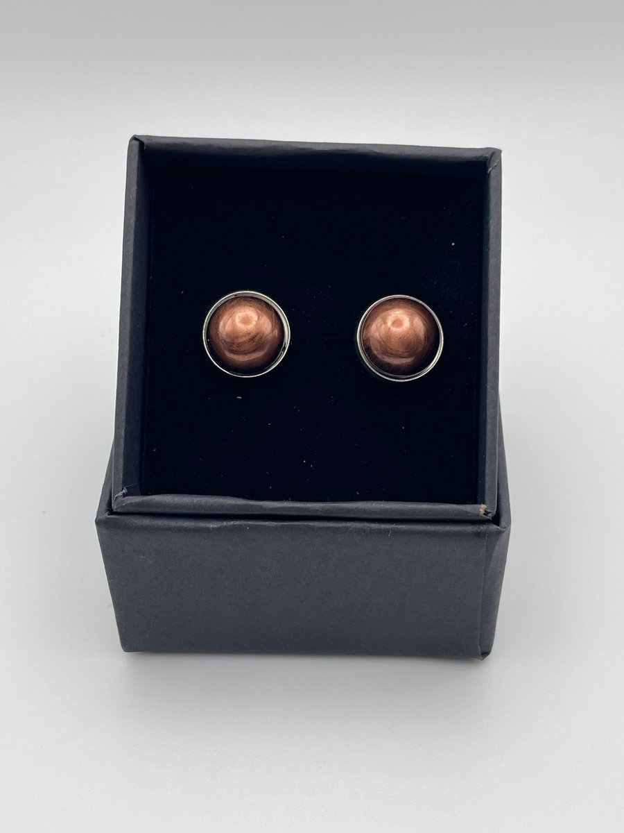Bronze earrings 