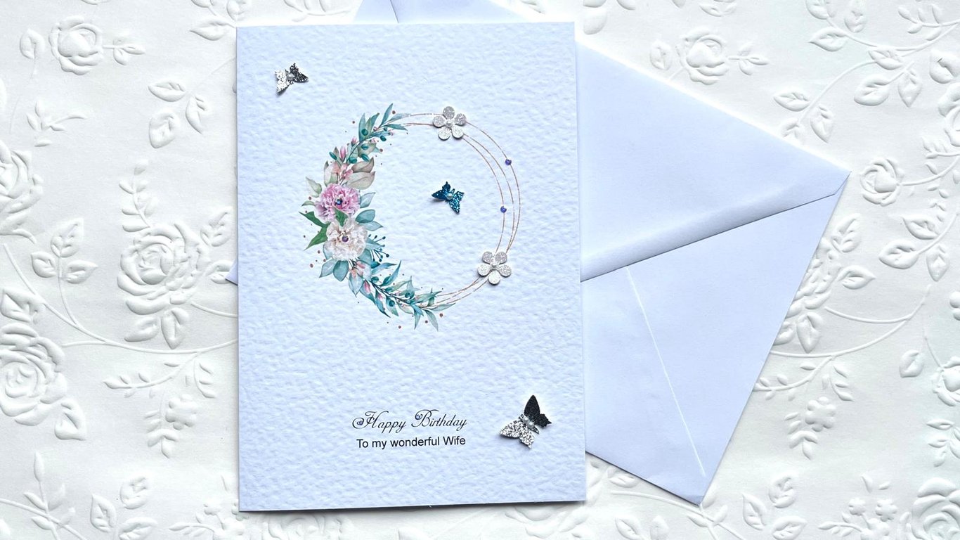 Handmade Personalised Birthday Card for Mum, Daughter, Wife, Sister C510