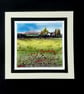 Handmade Blank Greetings Card, Notelet Of Summer Fields And Cottage. One Off - Image 4