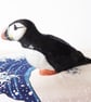 Puffin Ceramic Ornament - Handmade - Image 2