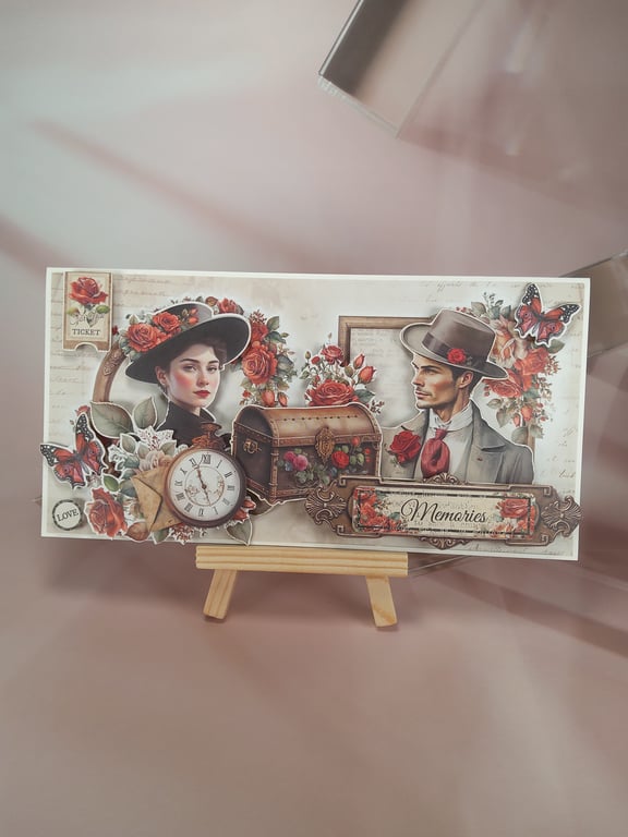 Handmade Vintage Memories Greeting Card (48)