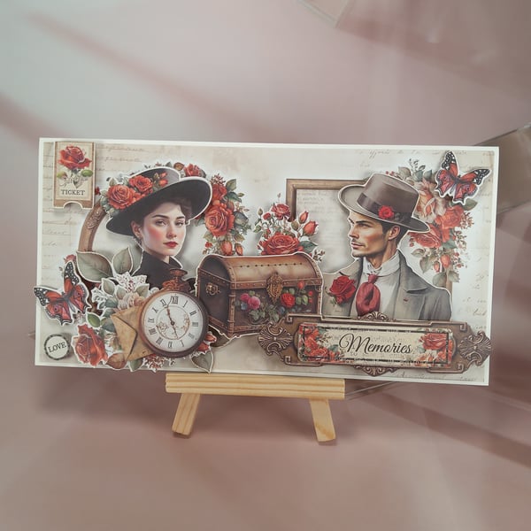 Handmade Vintage Memories Greeting Card (48)