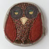 Zipped, Fabric Coin Purse, Owl 