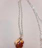 Handcrafted Wire Wrapped Mookaite Minimalist,Single Flowerpendant,Spiritual Boho - Image 3