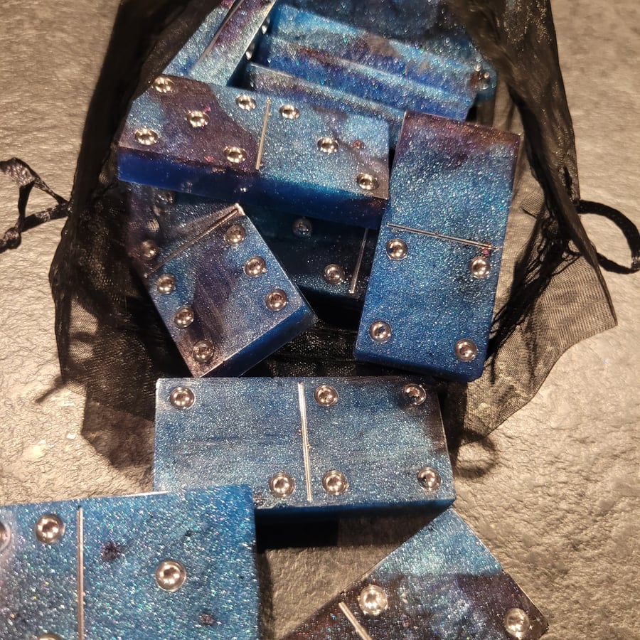 Handmade Resin Dominoes 