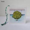 Skating Sprout Gift Tag