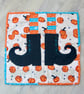 Perfectly Imperfect - 'Witches Boots' Mini Quilt Wall Hanging Table Topper - Image 1