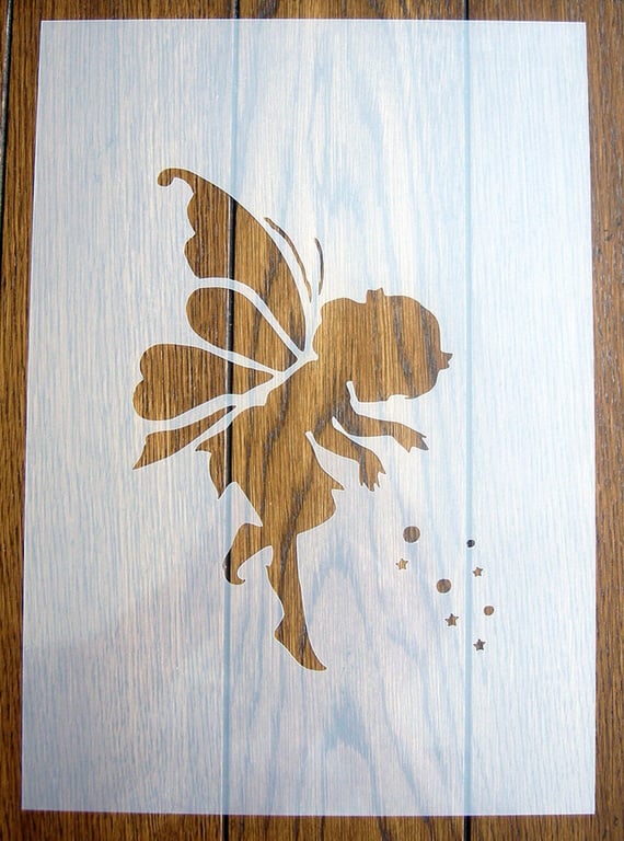Fairy Stencil Mask Reusable PP Sheet for Arts & Crafts
