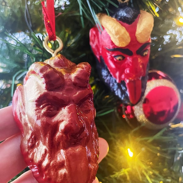 Krampus Christmas Tree Handmade Ornaments