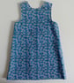 Dress, Age 3 years, A line dress, floral print needlecord, pinafore, flowers - Image 2