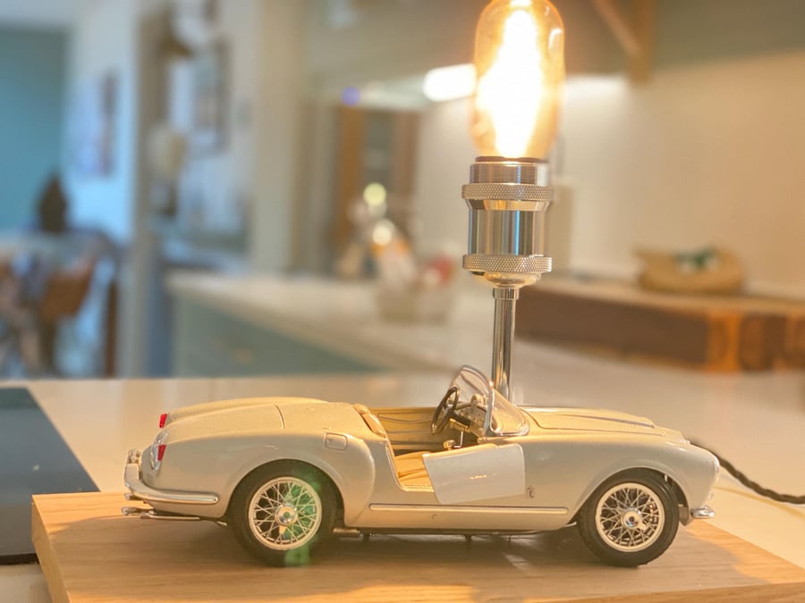 Classic Car lamp made from Bugaro 1:18 Lancia model