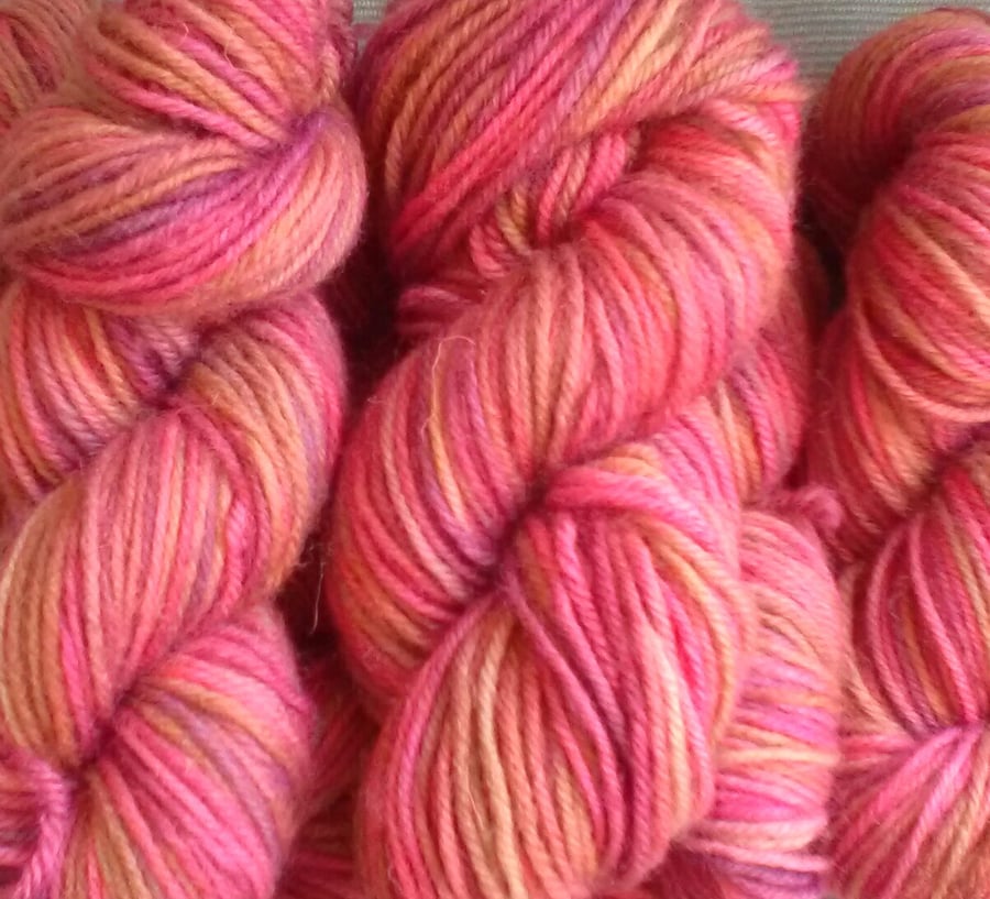 50g Hand-dyed WOOL DK Candy Ochre