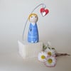 NHS Female Nurse Small Peg Doll