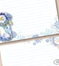Letter Writing Paper - jar of flowers, in a watercolour design - Image 3