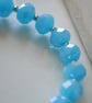 Sale-Baby Blue crystal and silver bracelet  - Image 3