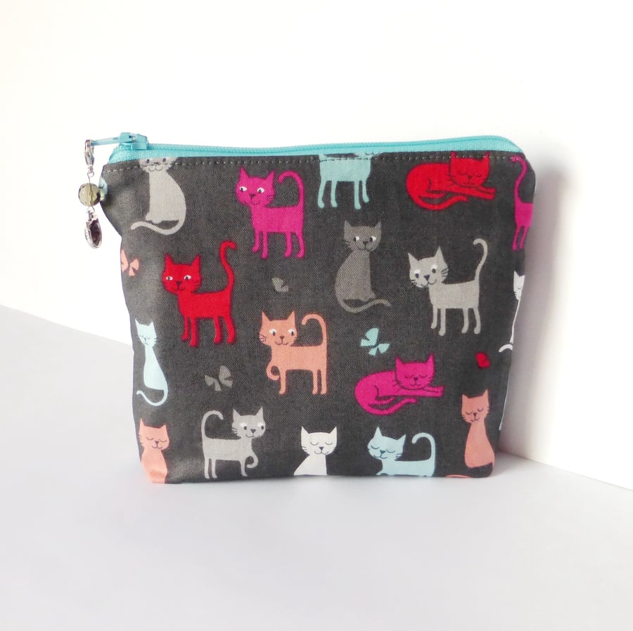 Make up bag, cats