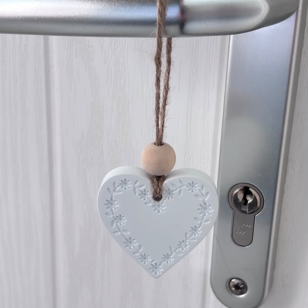 Hanging Heart Essential Oil Diffuser, Handmade Home Fragrance Gift