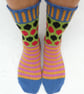 Spots and Stripes Sock Knitting Pattern PDF. Socks 4ply Knitting.  PDF Pattern. - Image 2