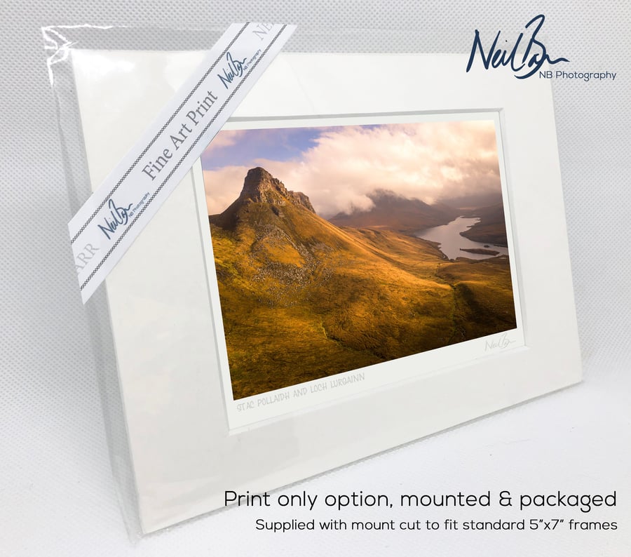 Stac Pollaidh Scotland - A6 (7"x 5") Unframed Print