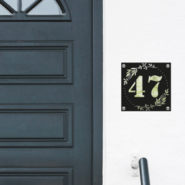 Layed House Number Plaque Acrylic Personalised House Number New Home Decor 