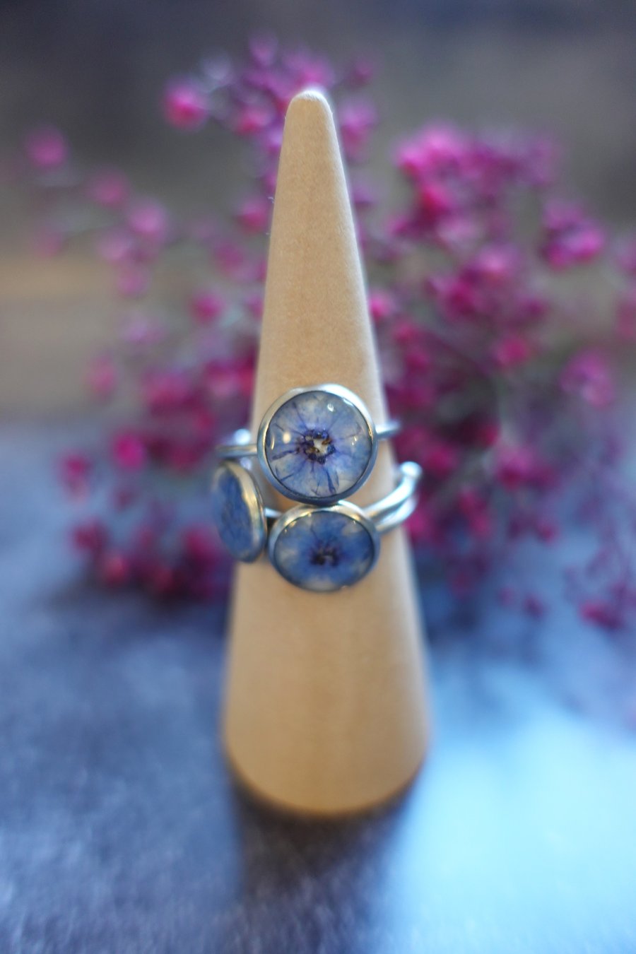 Forget me not ring