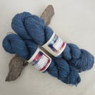 100g Iris BFL Silk Blend Space Dyed Natural Dye Laceweight Yarn